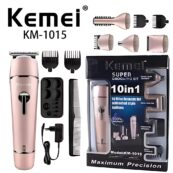 Kemei KM-1015 10-in-1 Multigroom Grooming Kit (3)