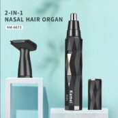Kemei KM-6673 2-in-1 Men’s Facial Shaver Nose Trimmer (2)