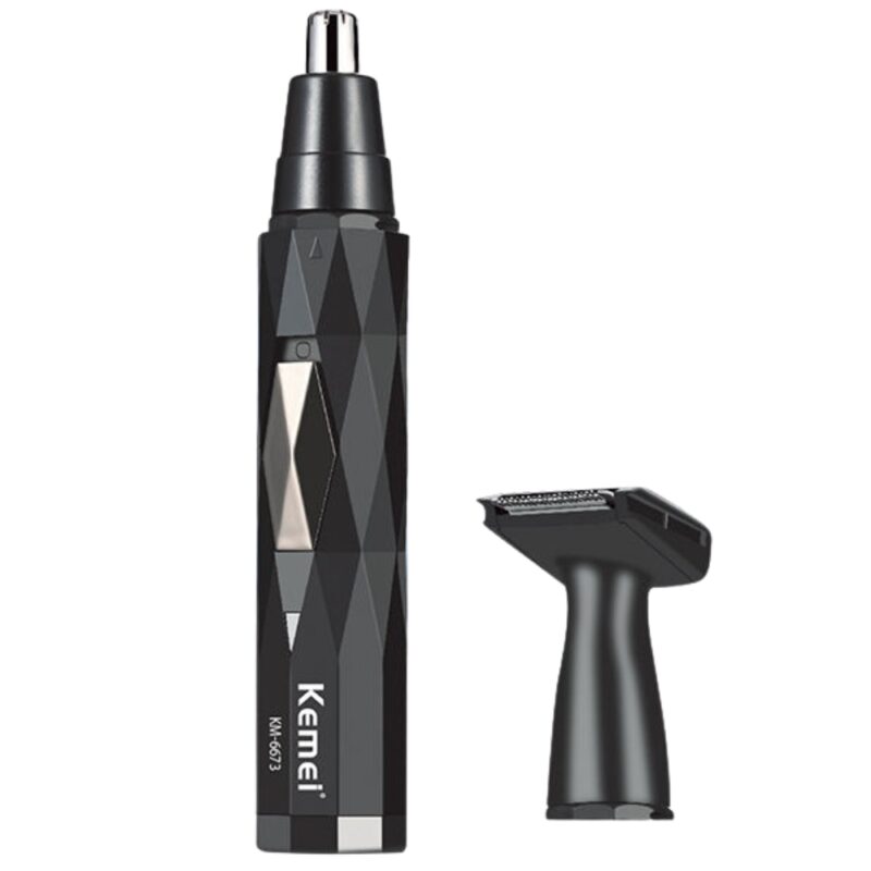 Kemei KM-6673 2-in-1 Men’s Facial Shaver Nose Trimmer